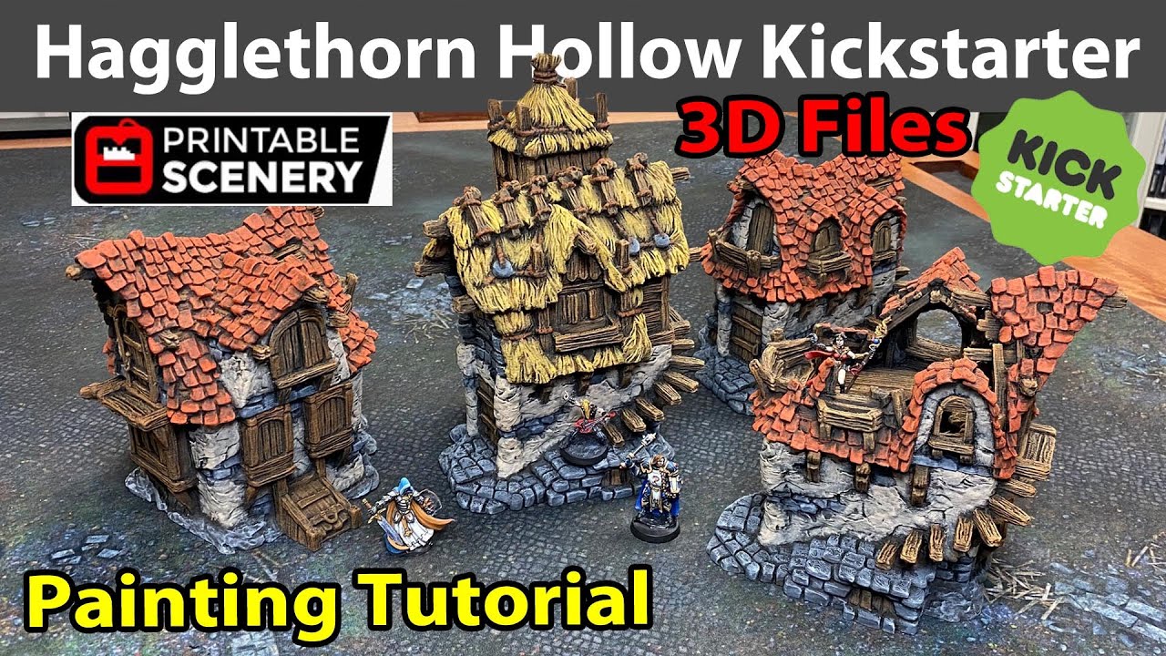 Printable Scenery Hagglethorn Hollow 3D-Print Kickstarter