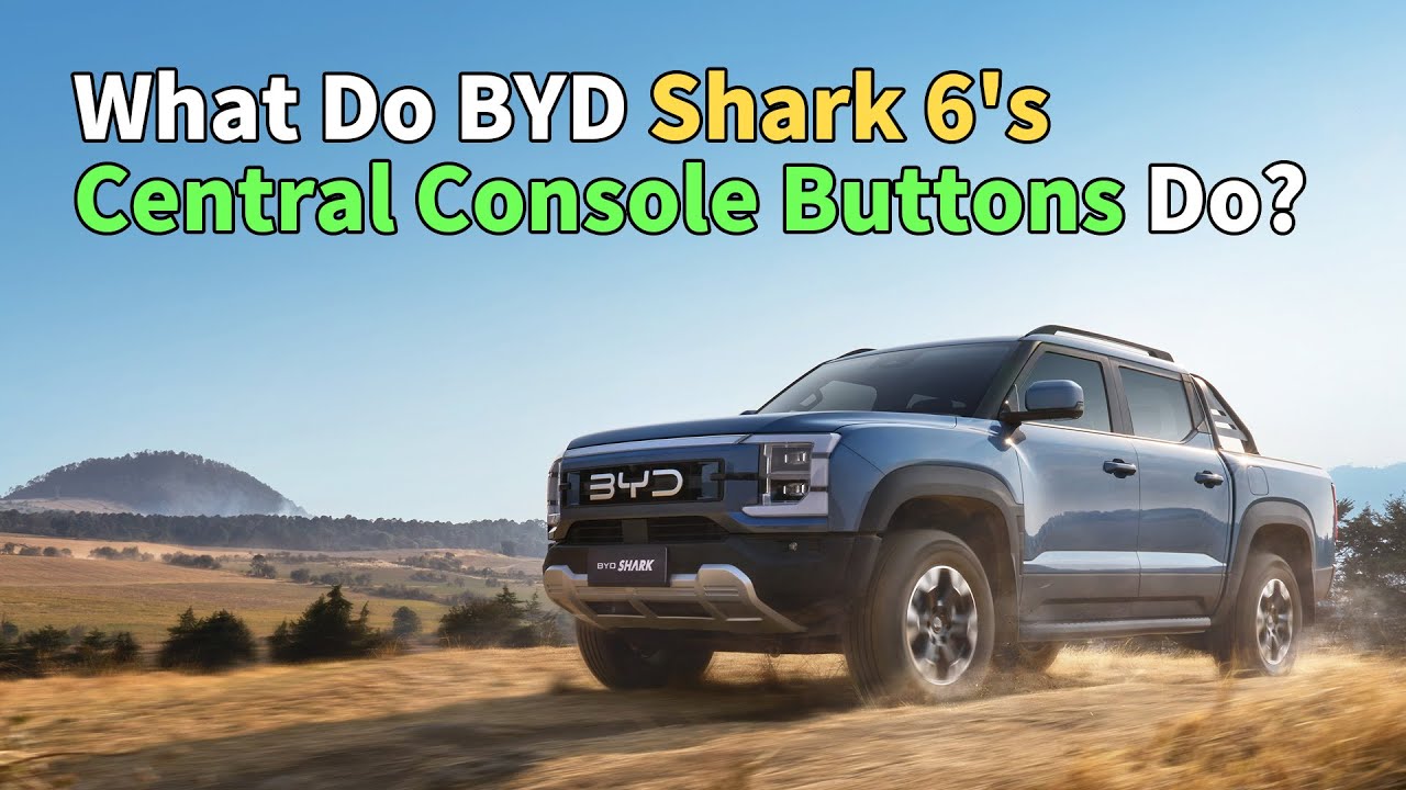 What Do BYD Shark 6's Central Console Buttons Do?