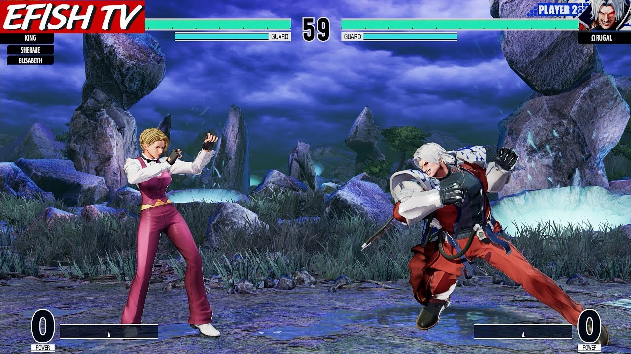 Boss Challenge - Team French Women vs Omega Rugal (Hardest AI) - KOF XV