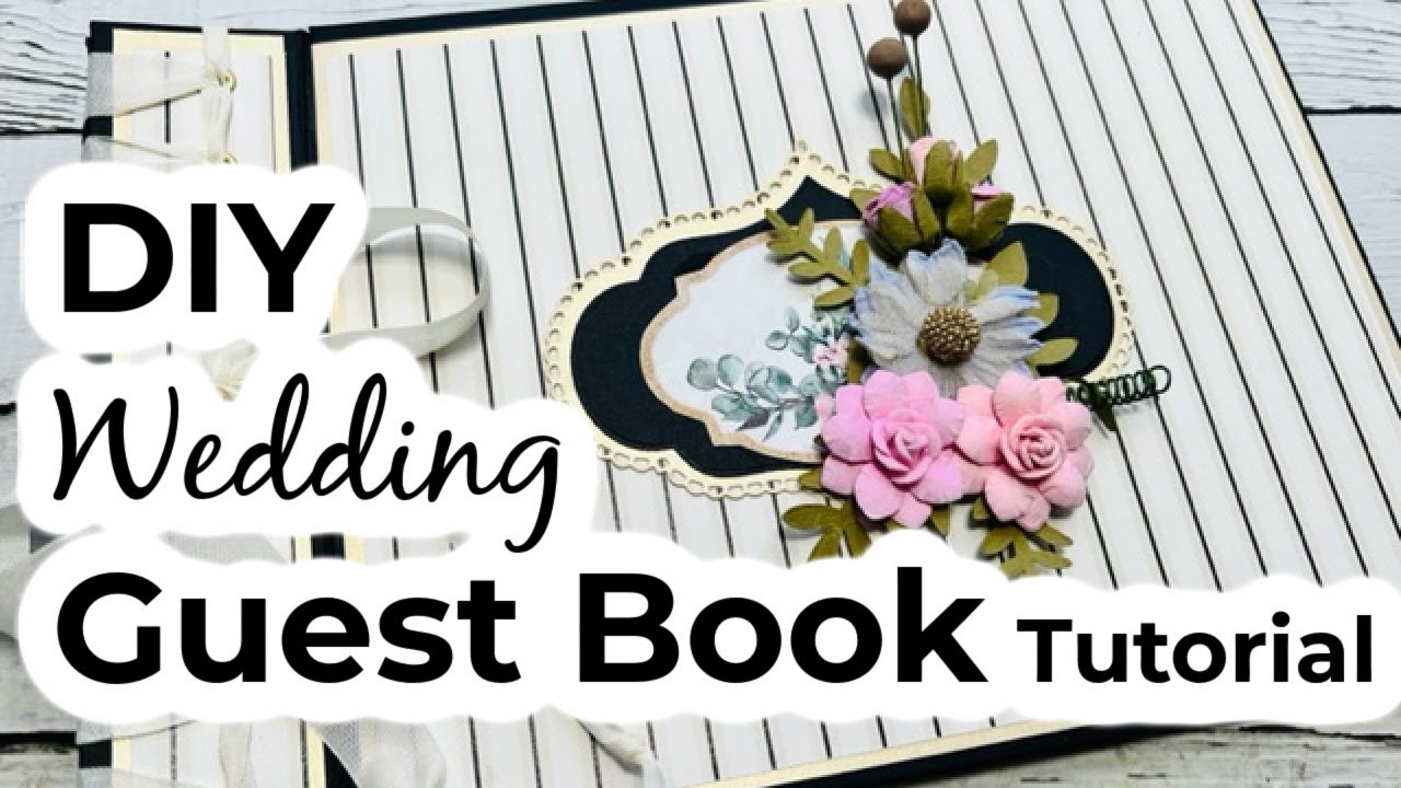 Super Easy Wedding Guest Book Tutorial | Here Comes the Bride | Country Craft Creations