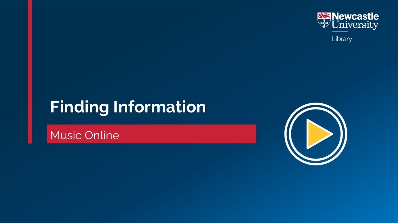 Finding information: Music Online classical scores library