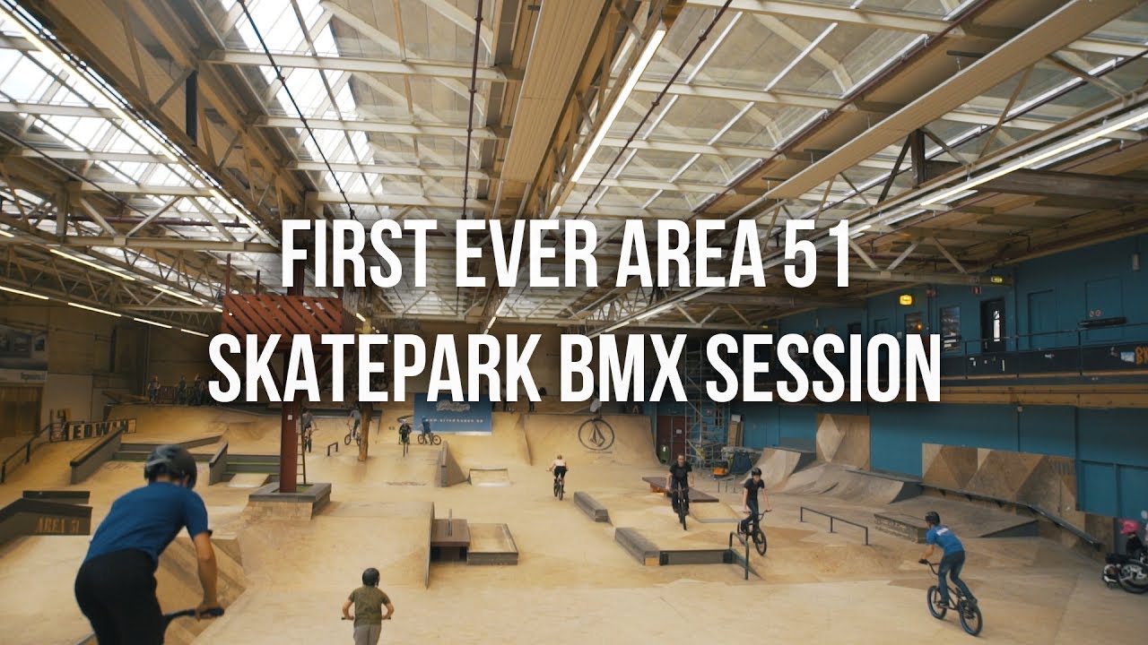 FIRST EVER AREA 51 SKATEPARK BMX & SCOOTER SESSION