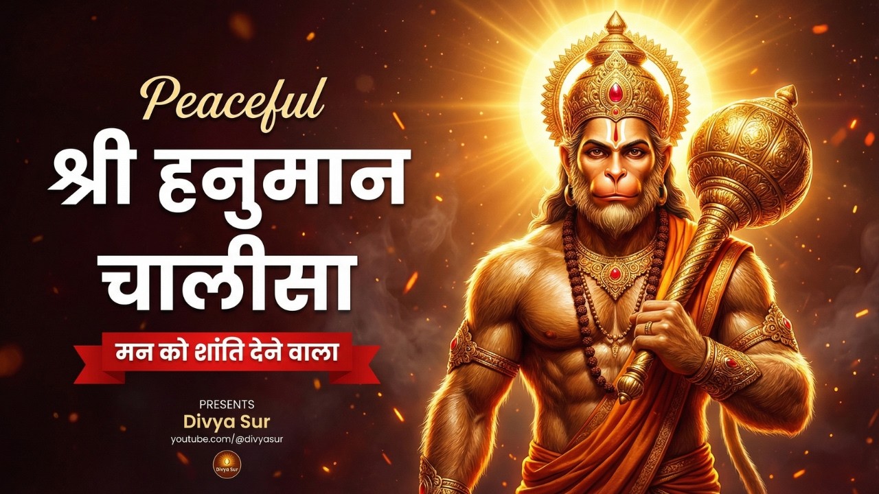 Nonstop🔱Shri Hanuman Chalisa | Powerful Chant for Strength, Peace & Protection🔱(Official Video)