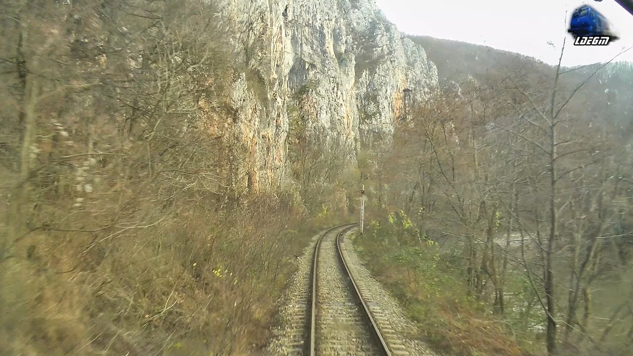 LDE2100 Cabview/Führerstandsmitfahrt in Defileul Crisului Repede` Canyon ~M300~