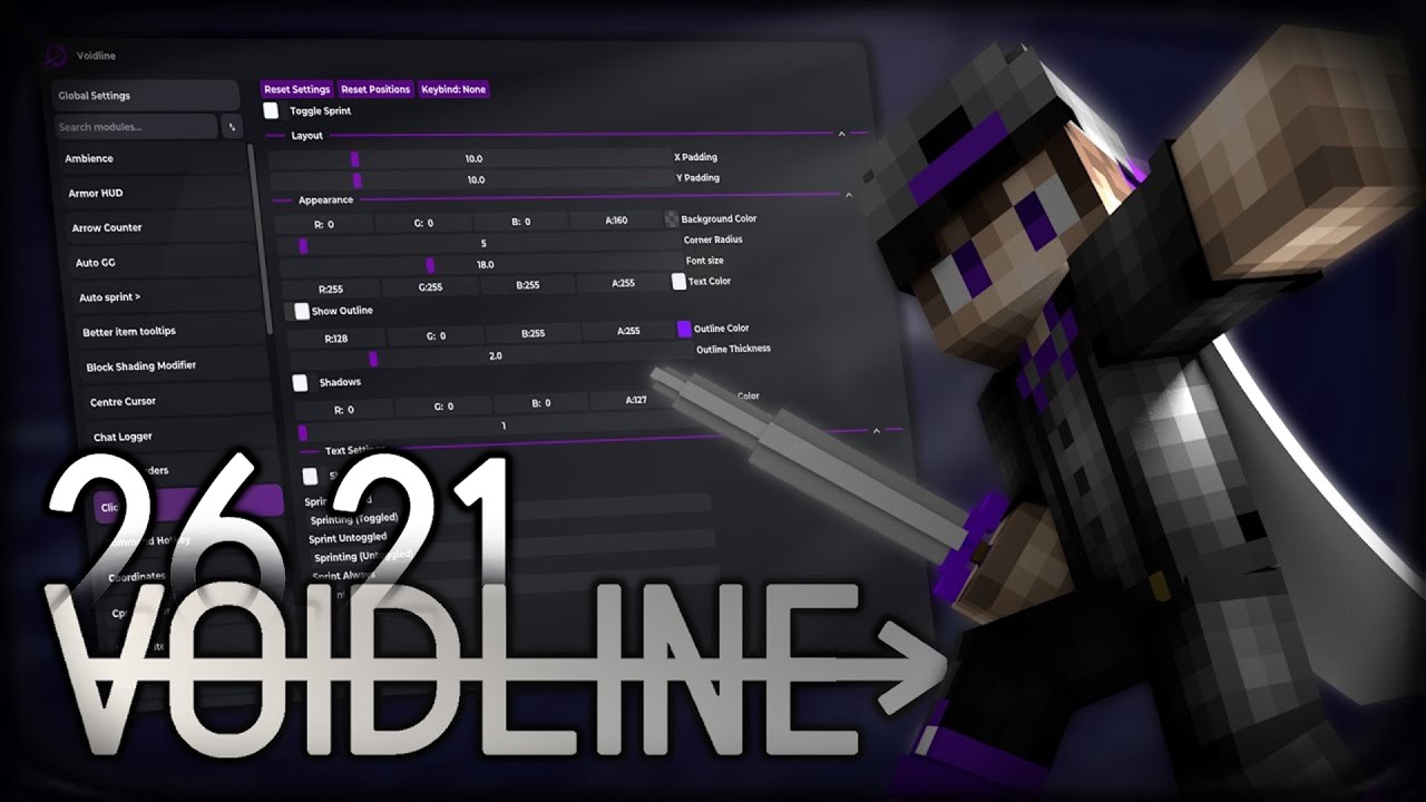FIRST Minecraft Bedrock 26.21 Updated Client | VoidLine Download
