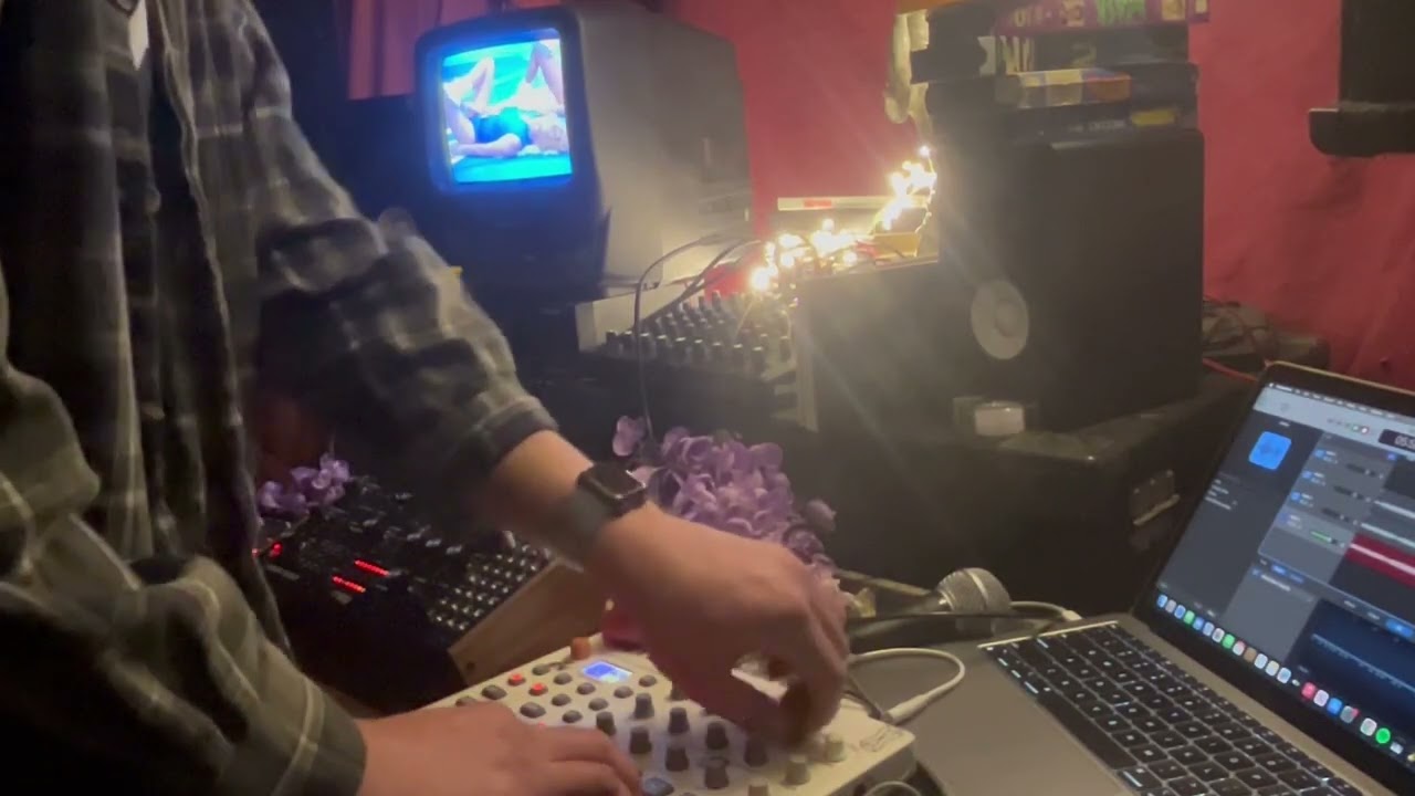 tekno w/ moog labyrinth + LXR-02 + elektron model:samples