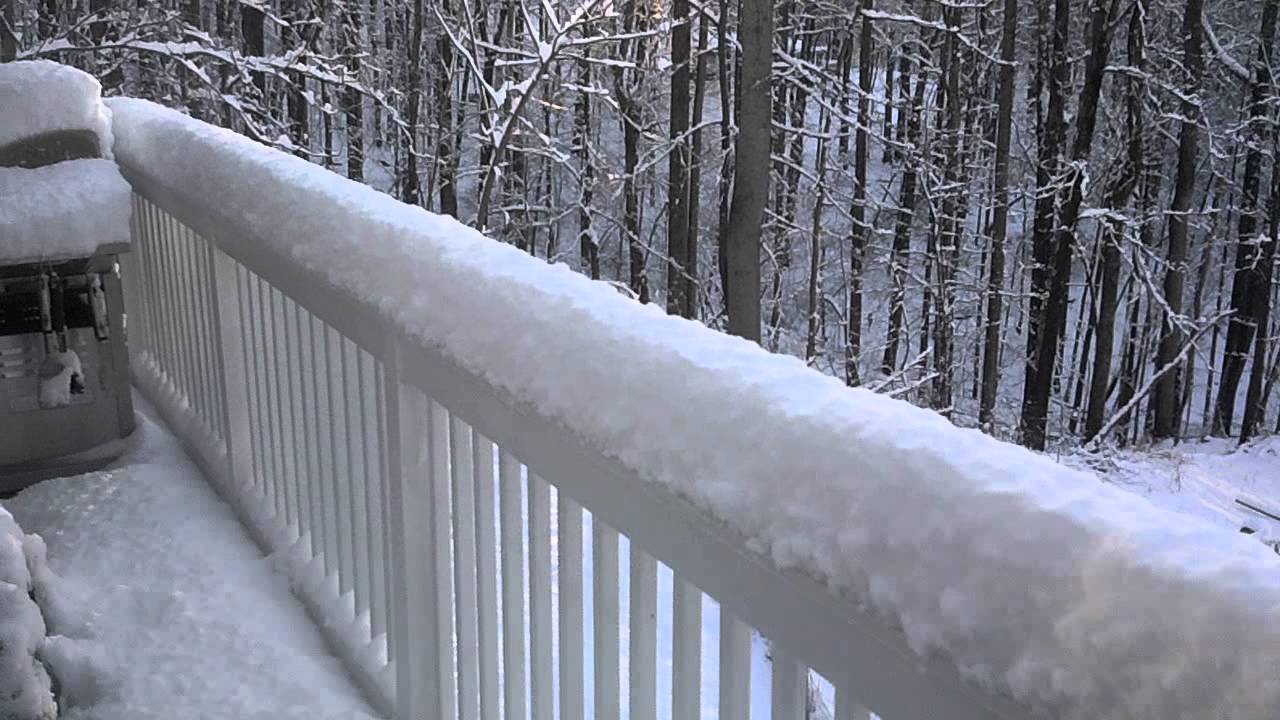 One foot of snow