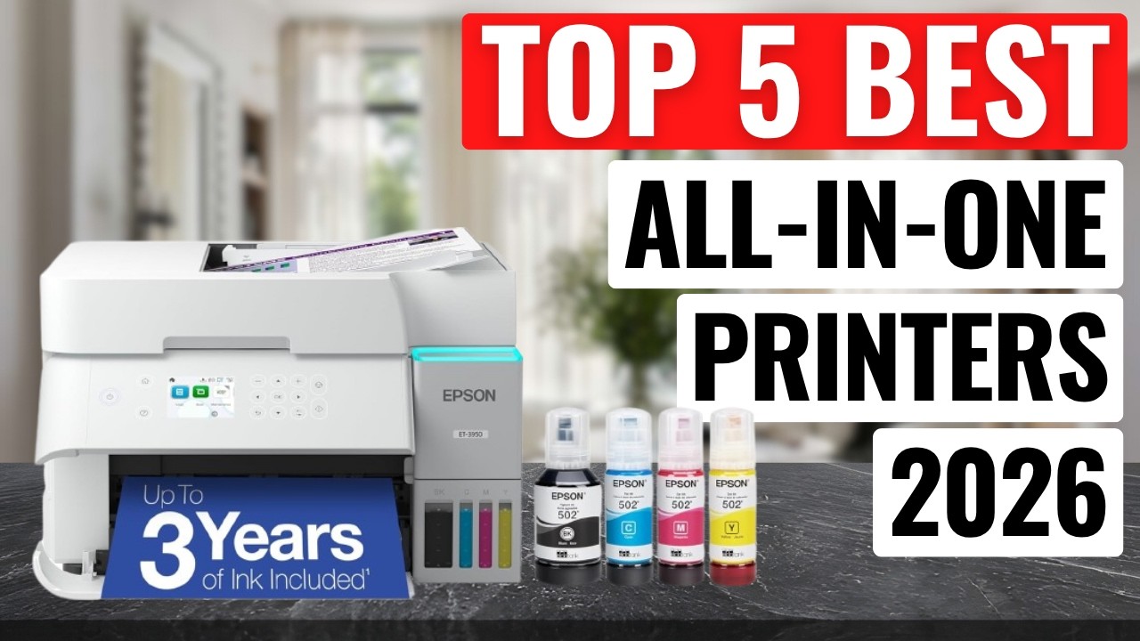 Top 5 Best All-in-One Printers for Home Office & Small Business (2026)