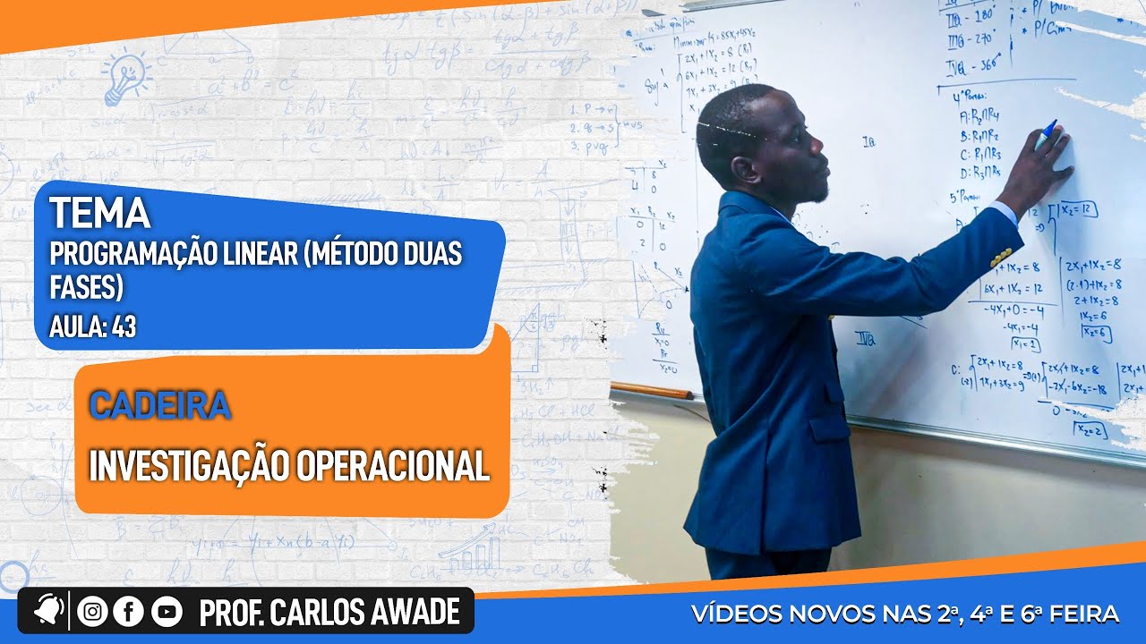 MÉTODO SIMPLEX DUAS FASES