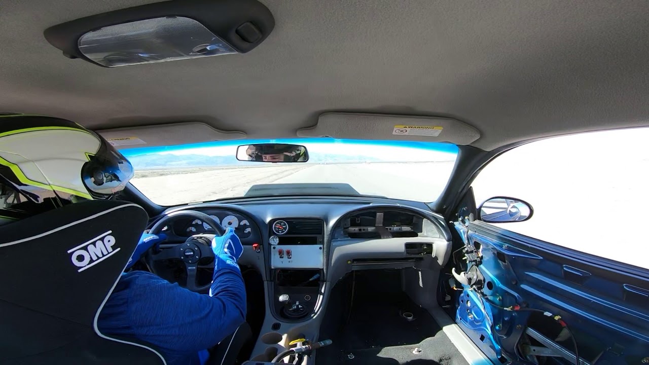 MMequipped mustang track car at chuckwalla