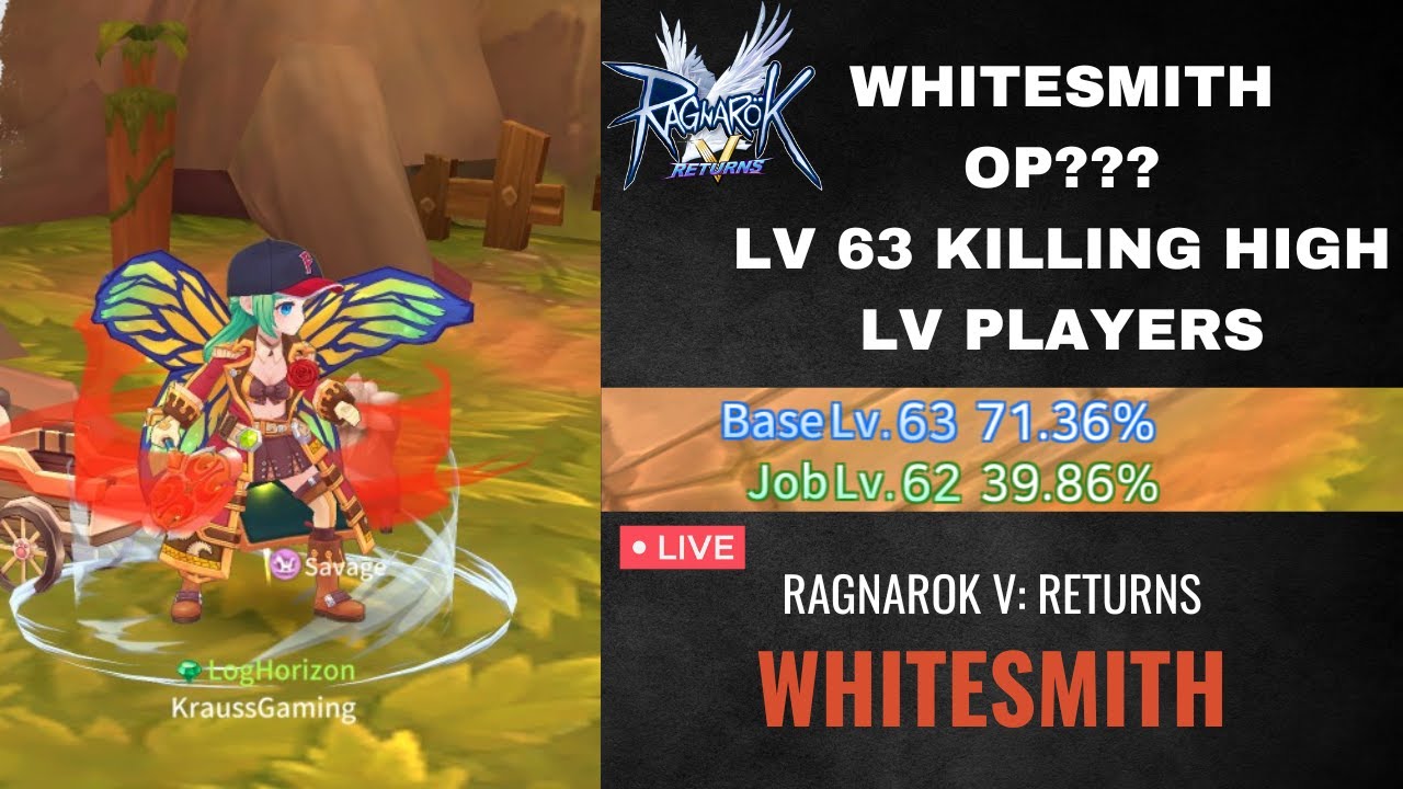 Ragnarok V Returns Whitesmith PVP Gameplay Dominating Valhalla