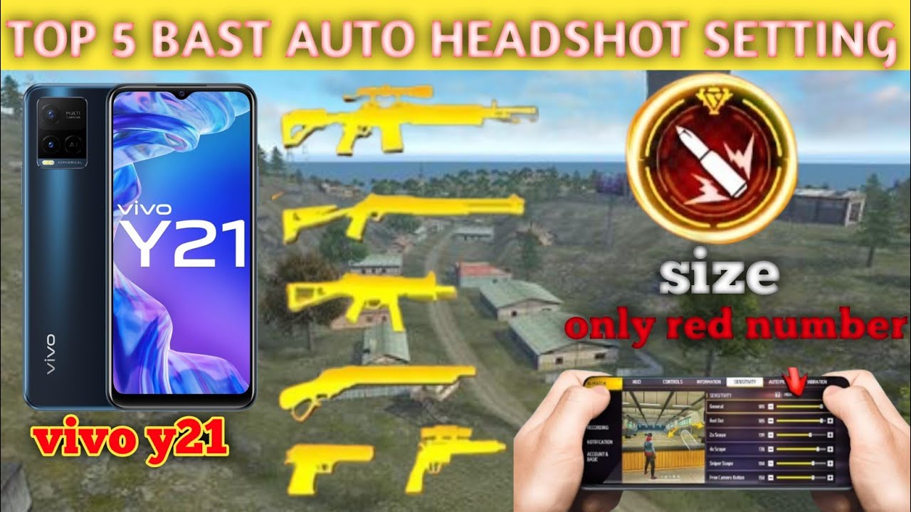 Vivo y21 5G Sensitivity Settings 2025 ⚡ | Vivo y21 5G Bast Headshot Sensitive Setting ⚙️