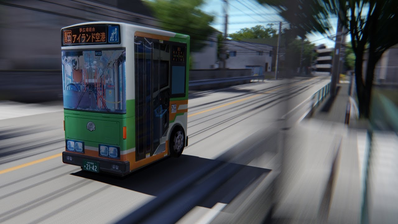 ゲームコーナーのバスを公道で運転してみた（アセットコルサ）