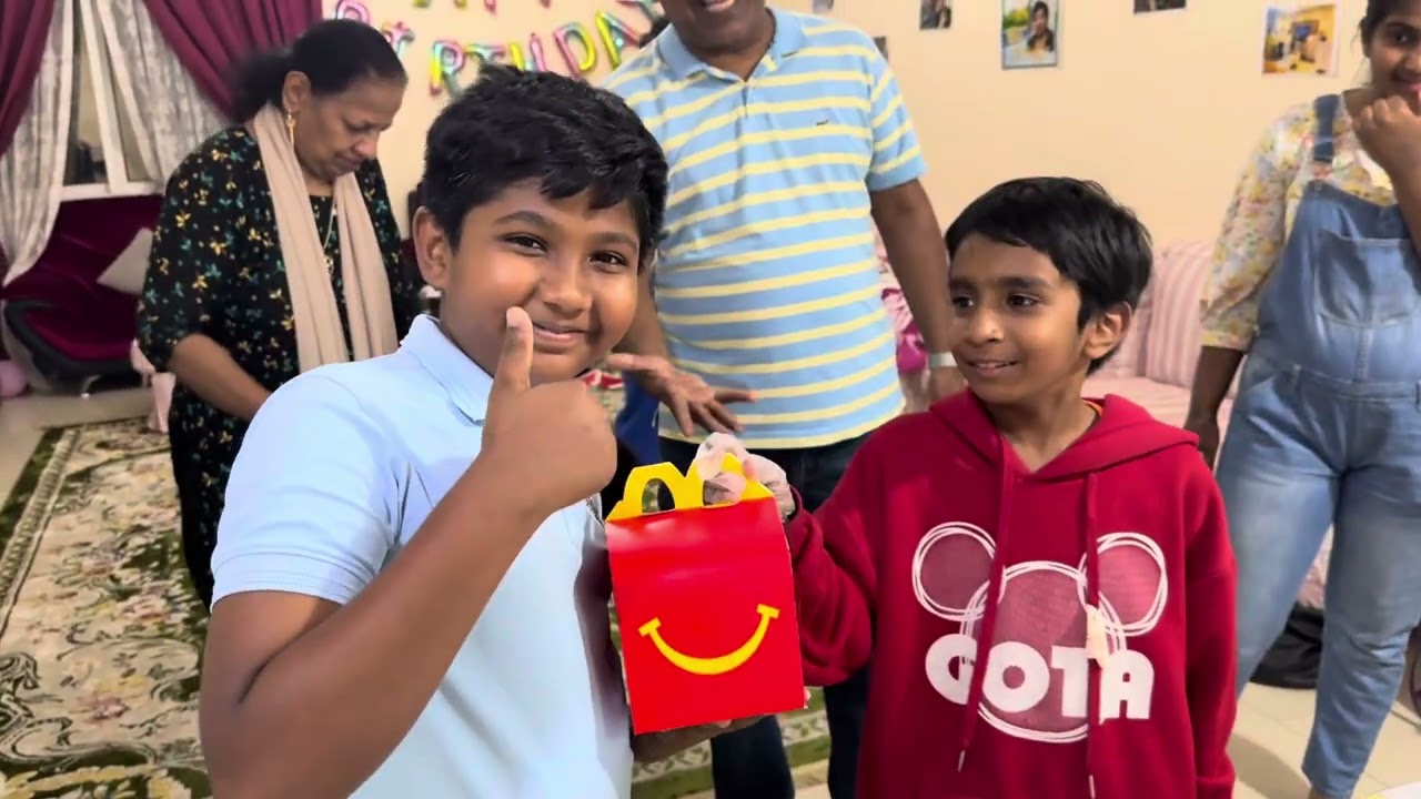 Our home Mc Donals celebration