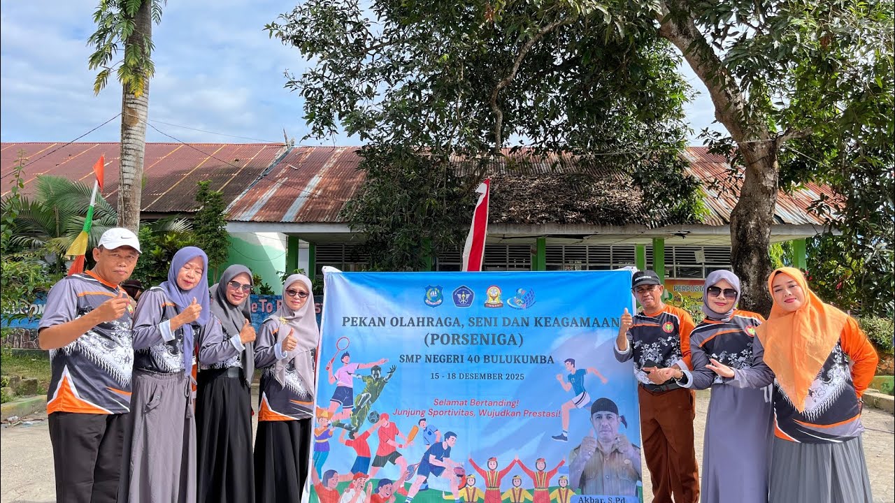 PEMBUKAAN PORSENIGA SMPN.40 BULUKUMBA DESA BONTOMANAI KEC. RILAU ALE 