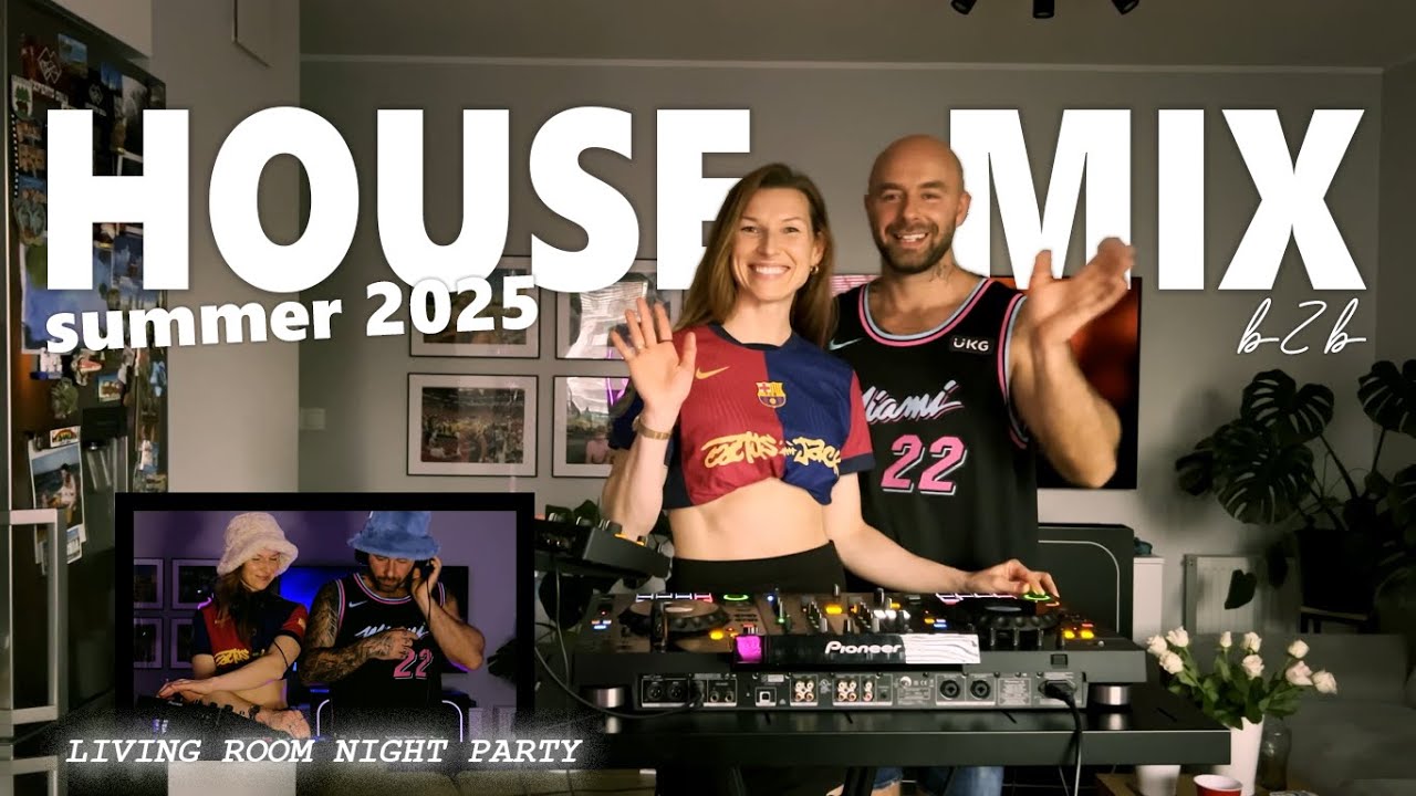 Living Room B2B DJ Set - Deep and Tech House Mix Summer 2025 