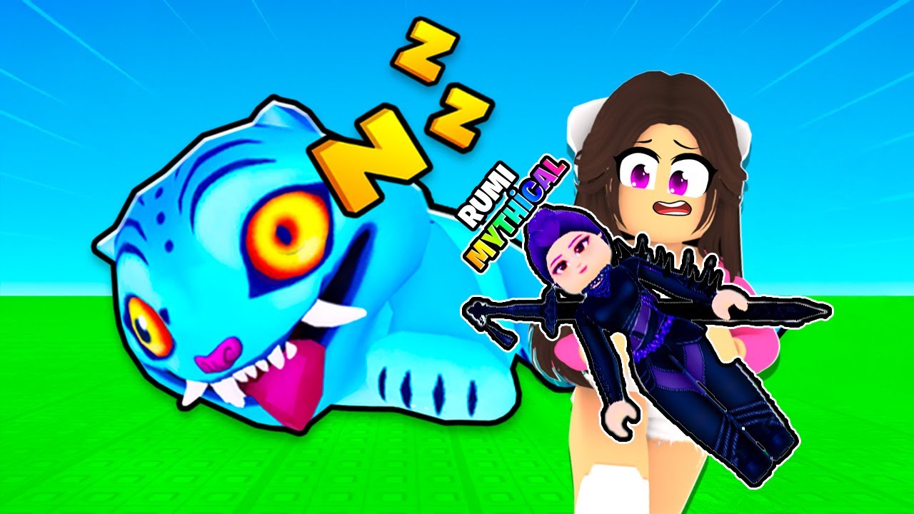 Sakın K-Pop Demon Hunter Petini Uyandırma ! Roblox Dont wake the Derpy Tiger
