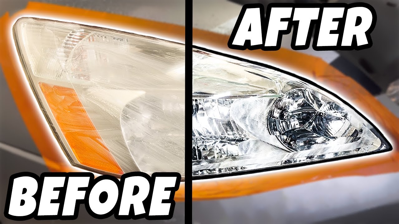 Amazing Headlight Restoration | How To Clean Headlights