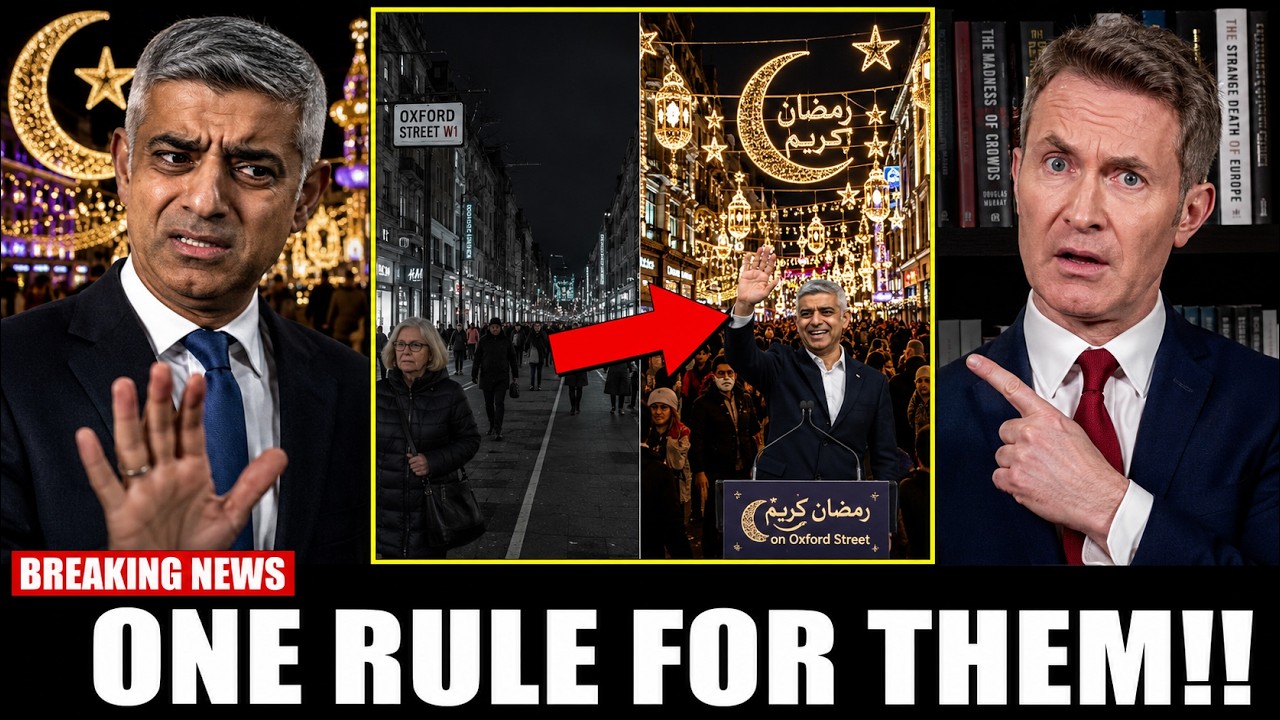 Douglas Murray EXPOSES Khan: Christmas BANNED, Ramadan CELEBRATED With 30,000 Lights