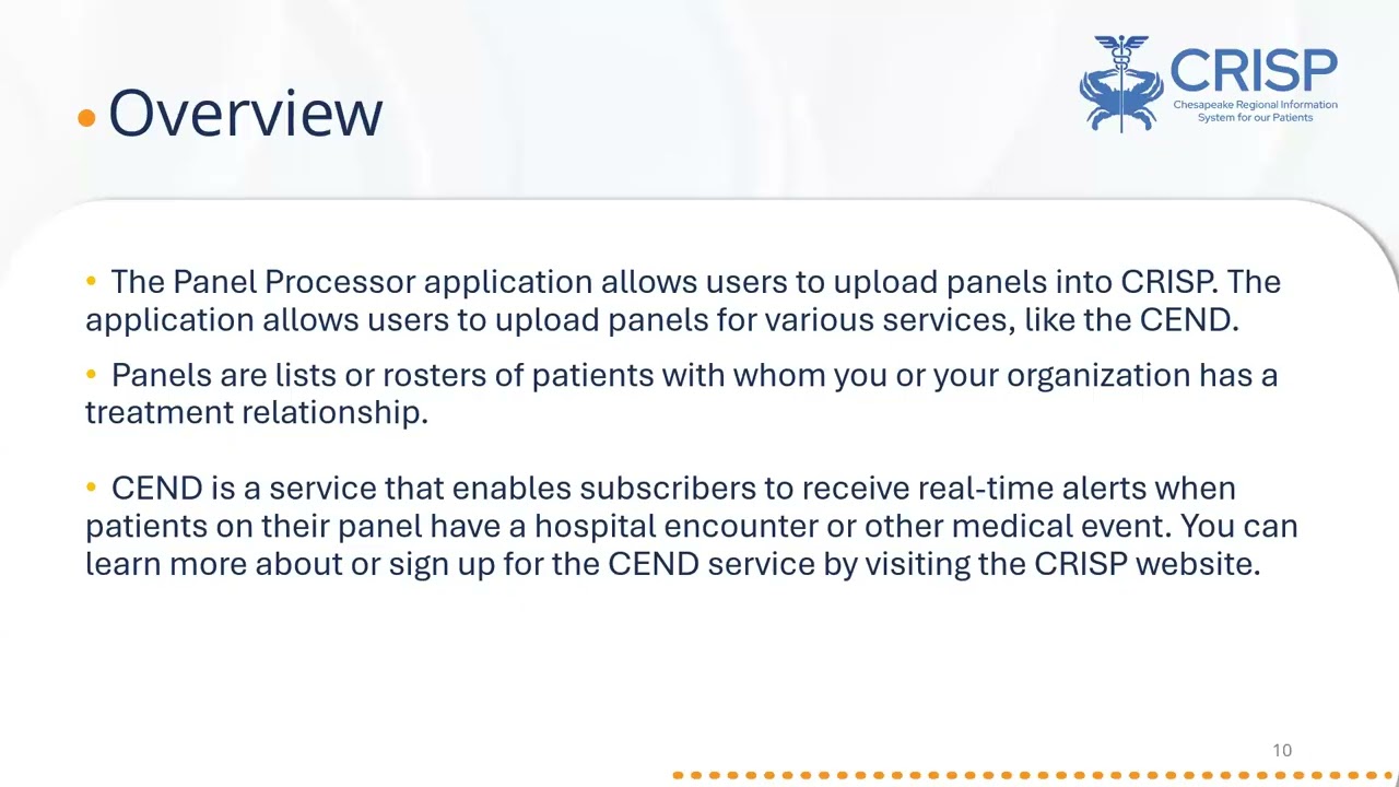 Panel Processor Webinar