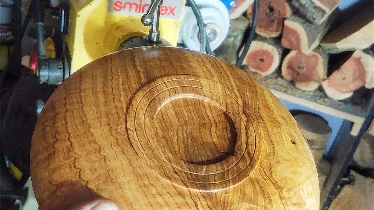 wood turning olive wood 