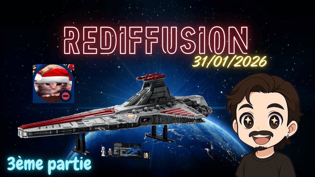 Rediffusion Live du 31/01/2026 - Vovo continue le montage du Venator ! (feat. Flocon le chat)