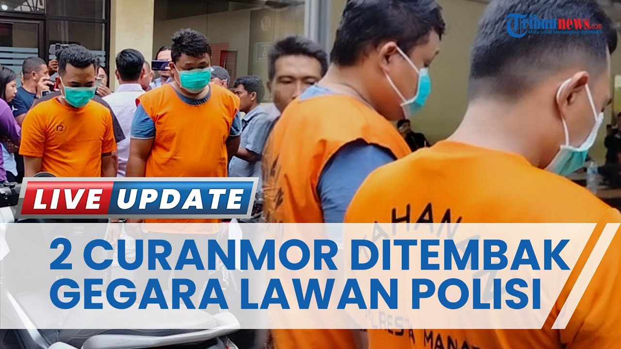 2 Pelaku Curanmor di Manado Ditembak Tim Bravo ROTR Polresta Manado gegara Melawan saat Ditangkap