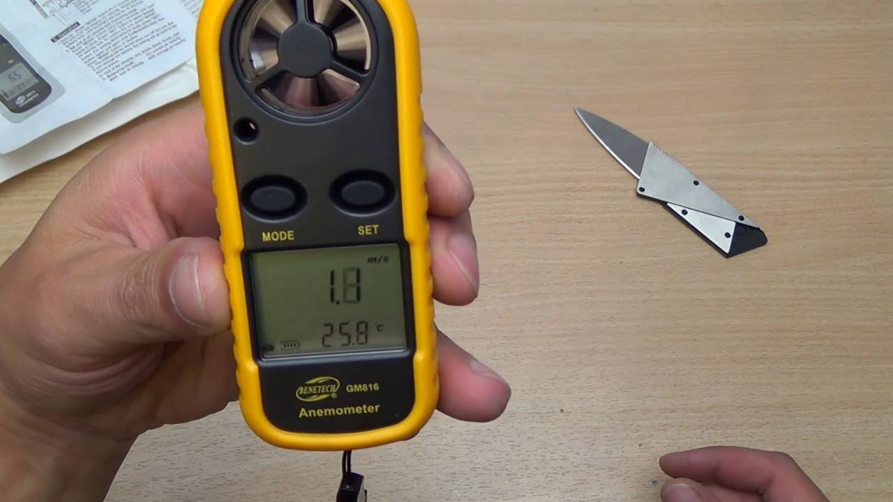 Я повелитель ветра! Анемометр BENETECH GM816
