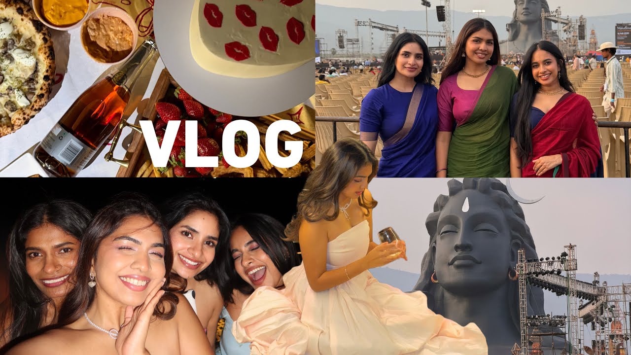 Galentine Weekend with my girls ❤️ | We went to ISHA Foundation | Telugu Vlog