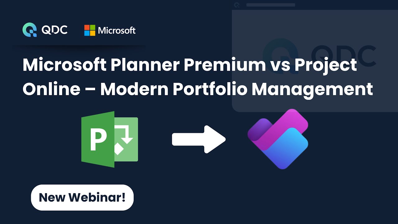 Part 2: Microsoft Planner vs Project Online &ndash; Modern Portfolio Management