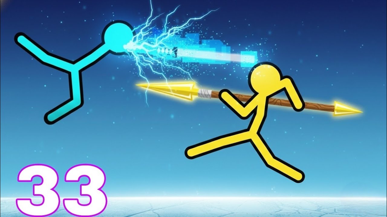 Supreme Duelist stickman -Random map 1 2 3 4 players gameplay part 33 