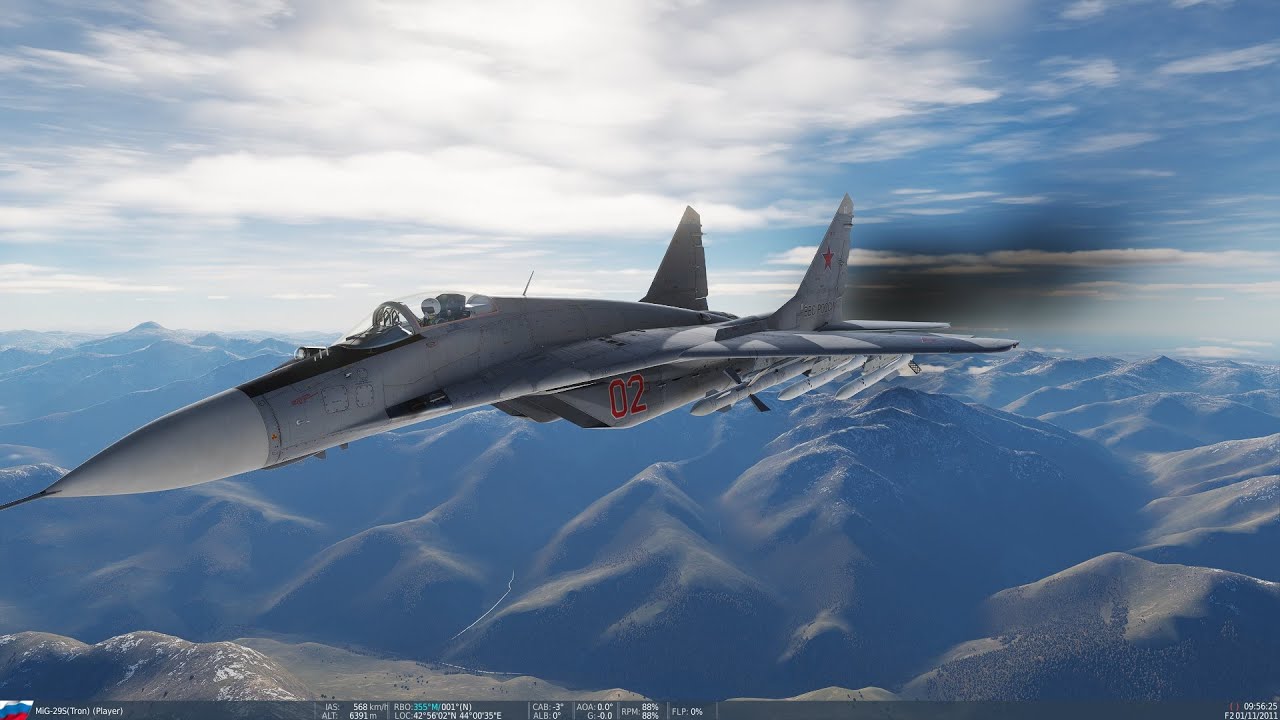 DCS WORLD - Entrenamiento MIG-29S - 4. Modo de combate BVR (Más allá del alcance visual) - Español