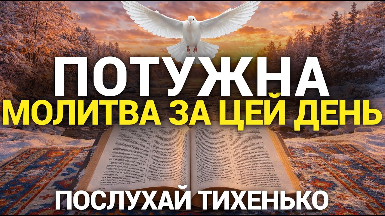 ПОТУЖНА МОЛИТВА за СЬОГОДНІ Мир та Спокій від Бога