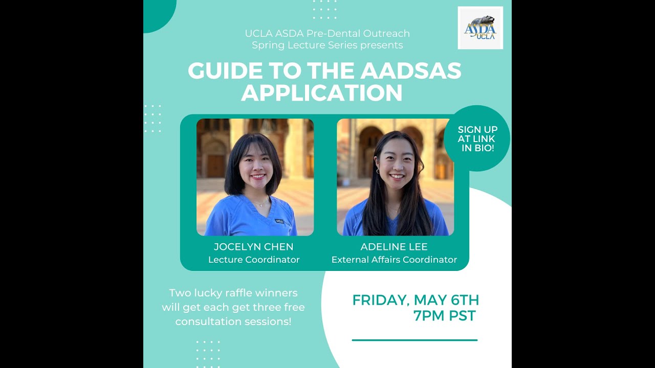 Spring 2022 Lecture Series | Guide to the AADSAS Application