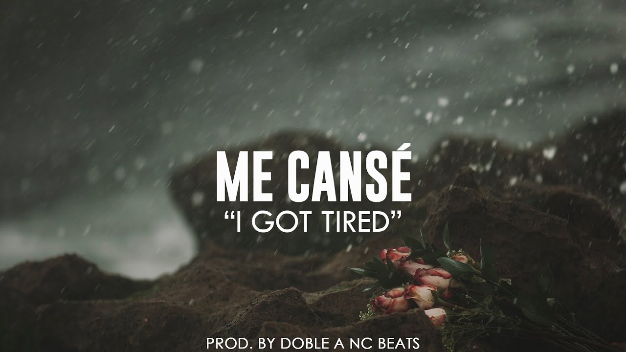 Me Cansé - Beat Instrumental Rap Romantico Triste | Base de Rap Sad - Doble A nc Beats