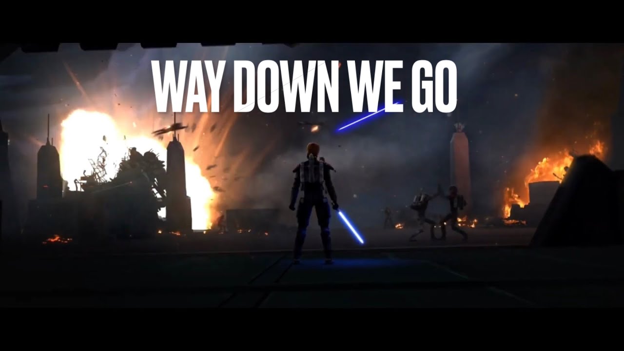 Anakin and Kenobi “Way Down We Go”