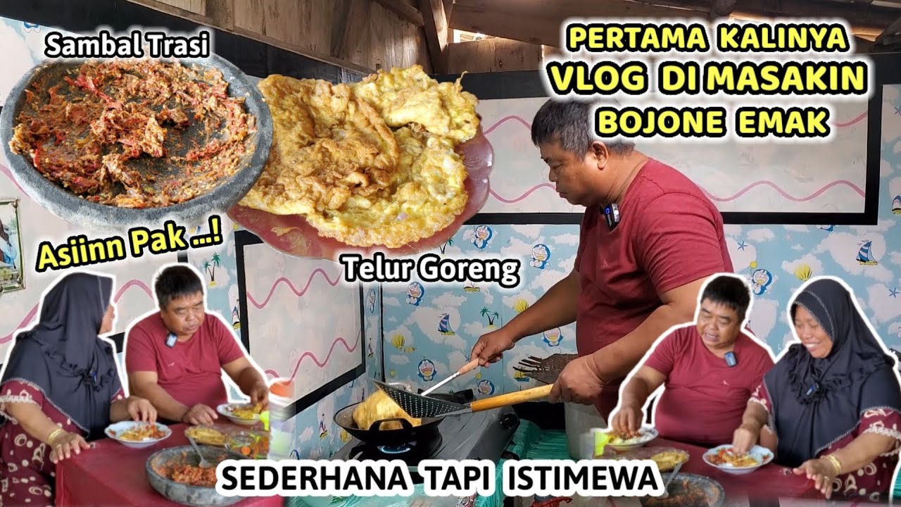 Perdana Di Masakin Bojo ‼️ Asin Pak - SambaL Trasi + Telur Goreng