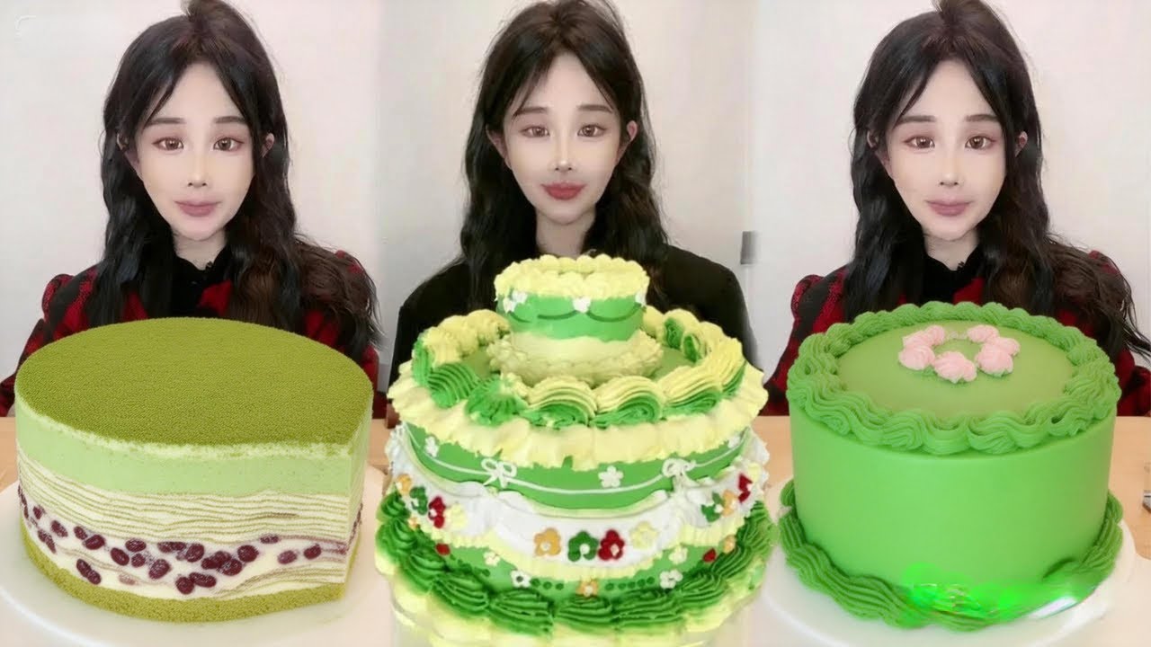 Asmr🍰Eating 🍰 (Soft And Waxy Sound) 크림丨먹방丨Mukbang丨Satisfying丨Eatings