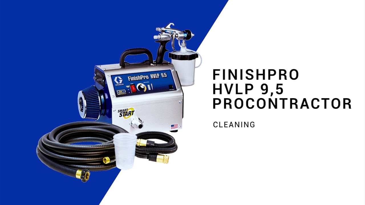 FinishPro HVLP 9.5 Tutorial: how to clean your sprayer