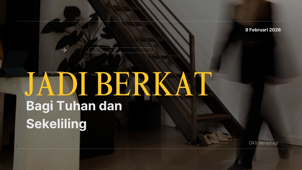 IBADAH MINGGU I  | 8 FEBRUARI 2026 | PS. ZAKARIA SEMBIRING