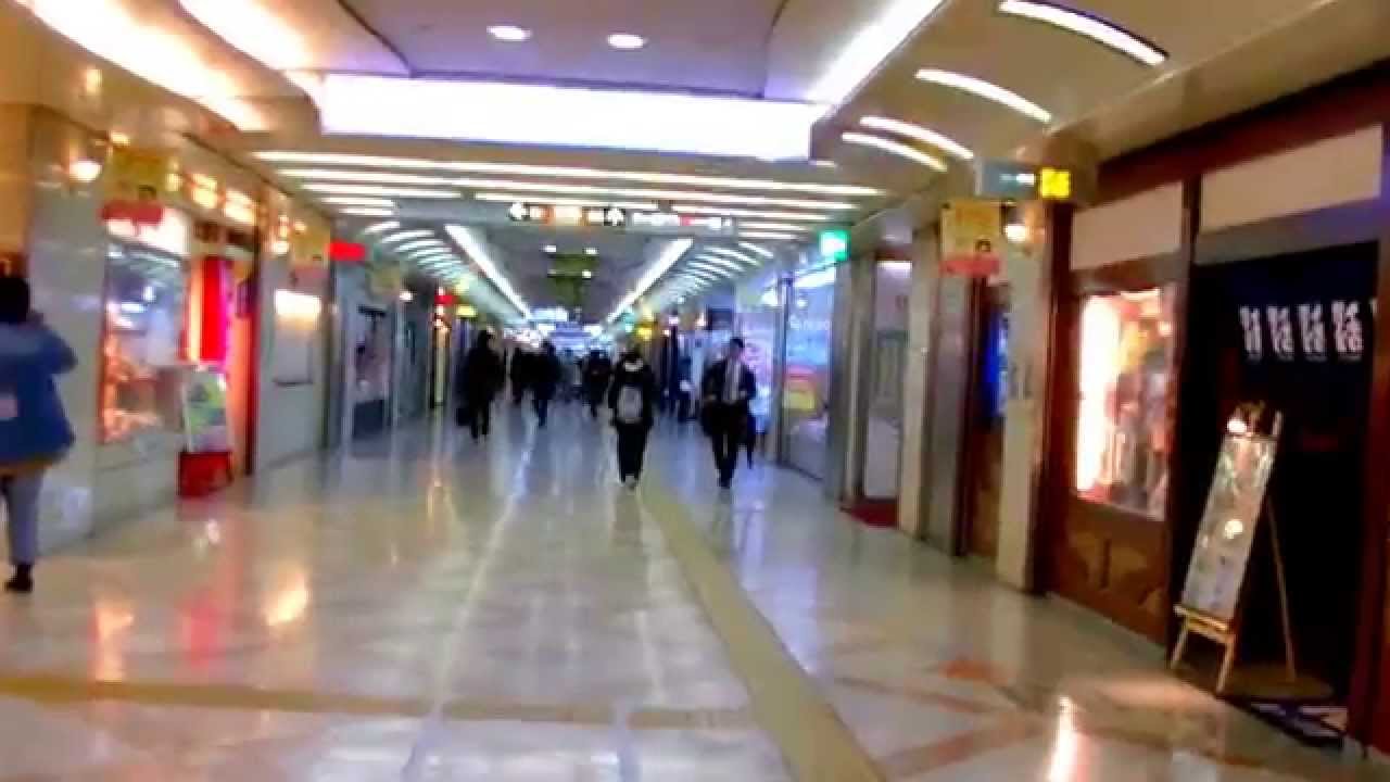 [ 大阪散步行 ]  - Namba難波地鐵站通往日本橋地鐵站Walk地下街東西來回走兩趟 街歩き