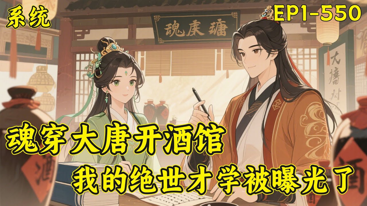【魂穿大唐开酒馆，我的绝世才学被曝光了】已完结（P1）穿越大唐，张诺只想安安稳稳地经营好酒馆，到时候经济改善了就买个丫鬟，娶个漂亮媳妇过上好日子，结果，他营业的第一天就来了一位特殊的客人...