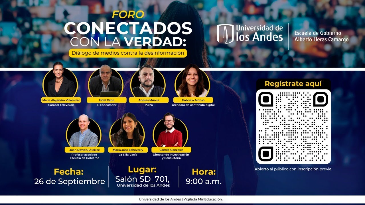 Foro “Conectados con la verdad: el diálogo de medios contra la desinformación”