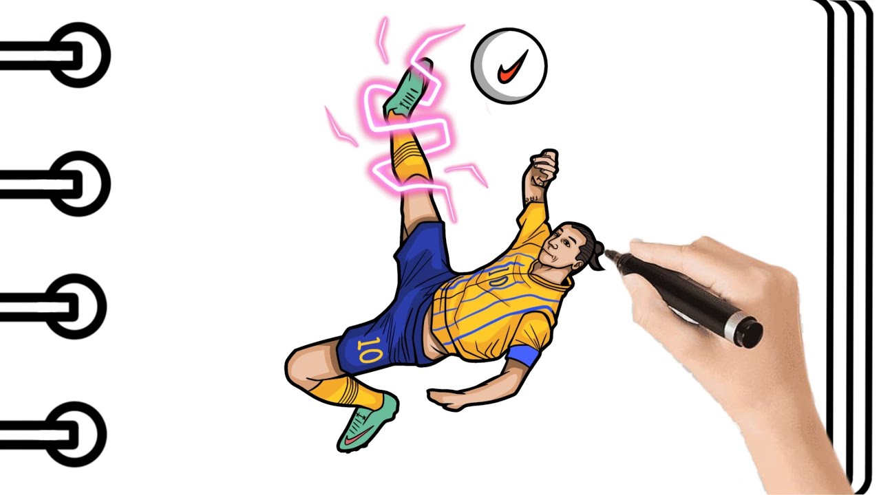 Como Dibujar a Zlatan Ibrahimović paso a paso FACIL- How o draw Zlatan Ibrahimović | Mapi Art TV.