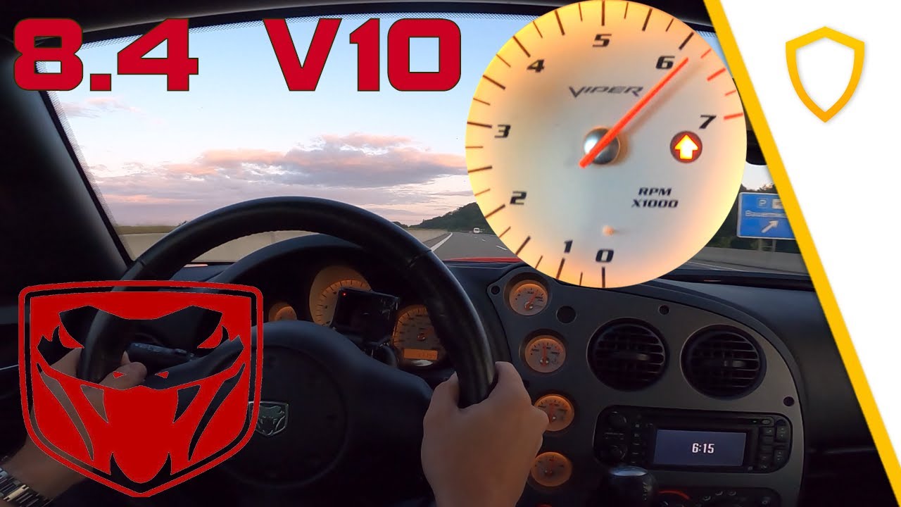 Dodge Viper SRT10 - 300+ KPH ON GERMAN AUTOBAHN!