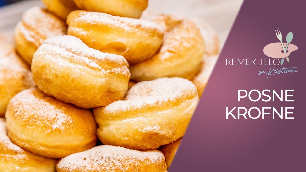 POSNE KROFNE // @Remek Jelo sa KRISTINOM (2020)//NO EGS //NO MILK DONUTS//BEST DOMESTIC DONUTS