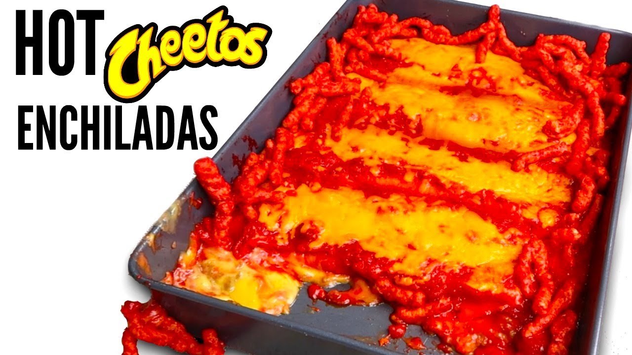 FLAMIN' HOT CHEETOS ENCHILADAS - How To Make It DIY