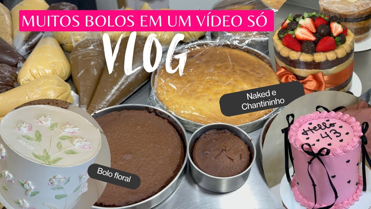 UM VÍDEO COM MUITOS BOLOS GRAÇAS A DEUS 🙏🏻💖