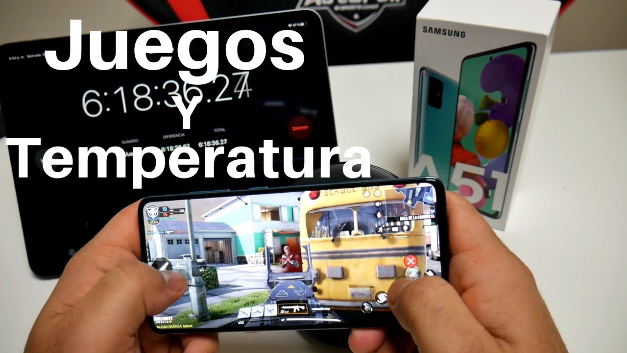 Samsung Galaxy A51 Juegos Y Temperatura