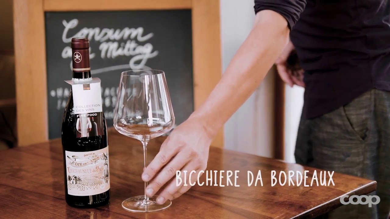 Qual &egrave; il bicchiere giusto per i vari tipi di vino?